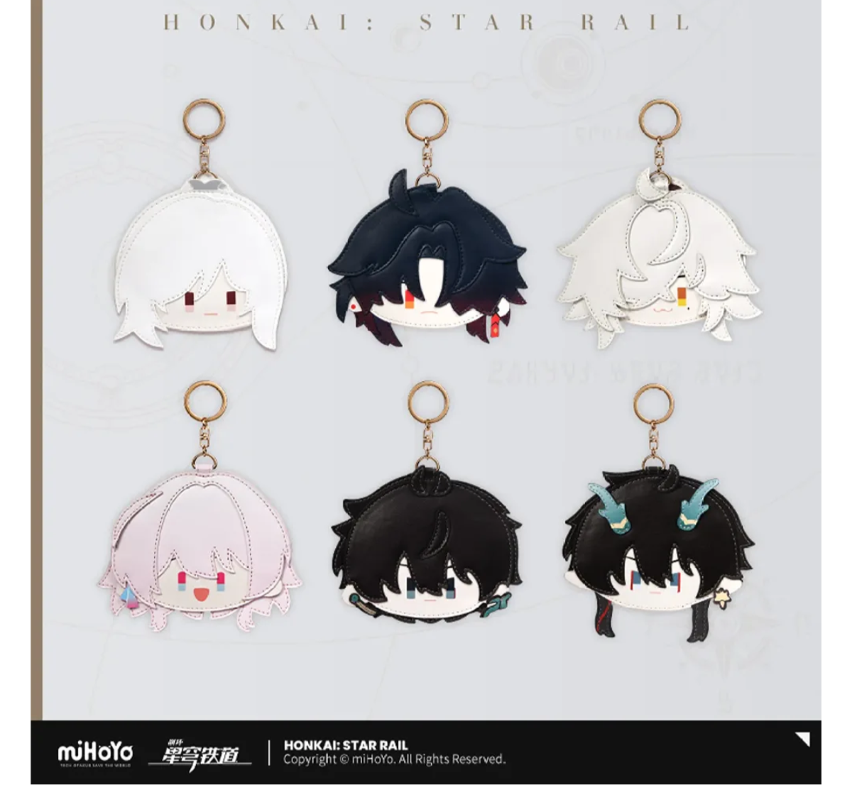 Honkai: Star Rail Chibi Character Leather Cardholder-Dan Heng-miHoYo-Ace Cards & Collectibles