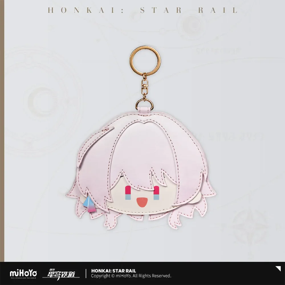 Honkai: Star Rail Chibi Character Leather Cardholder-March 7th-miHoYo-Ace Cards & Collectibles