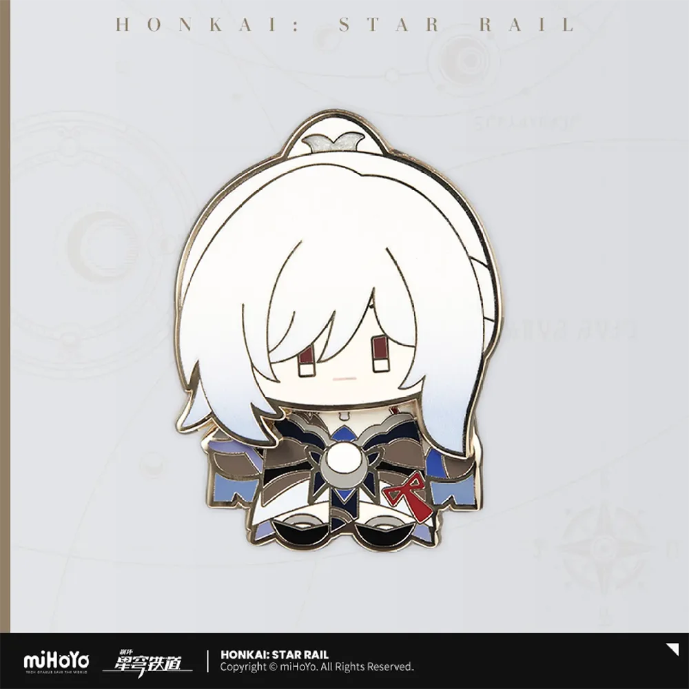 Honkai: Star Rail Chibi Character Metal Badge