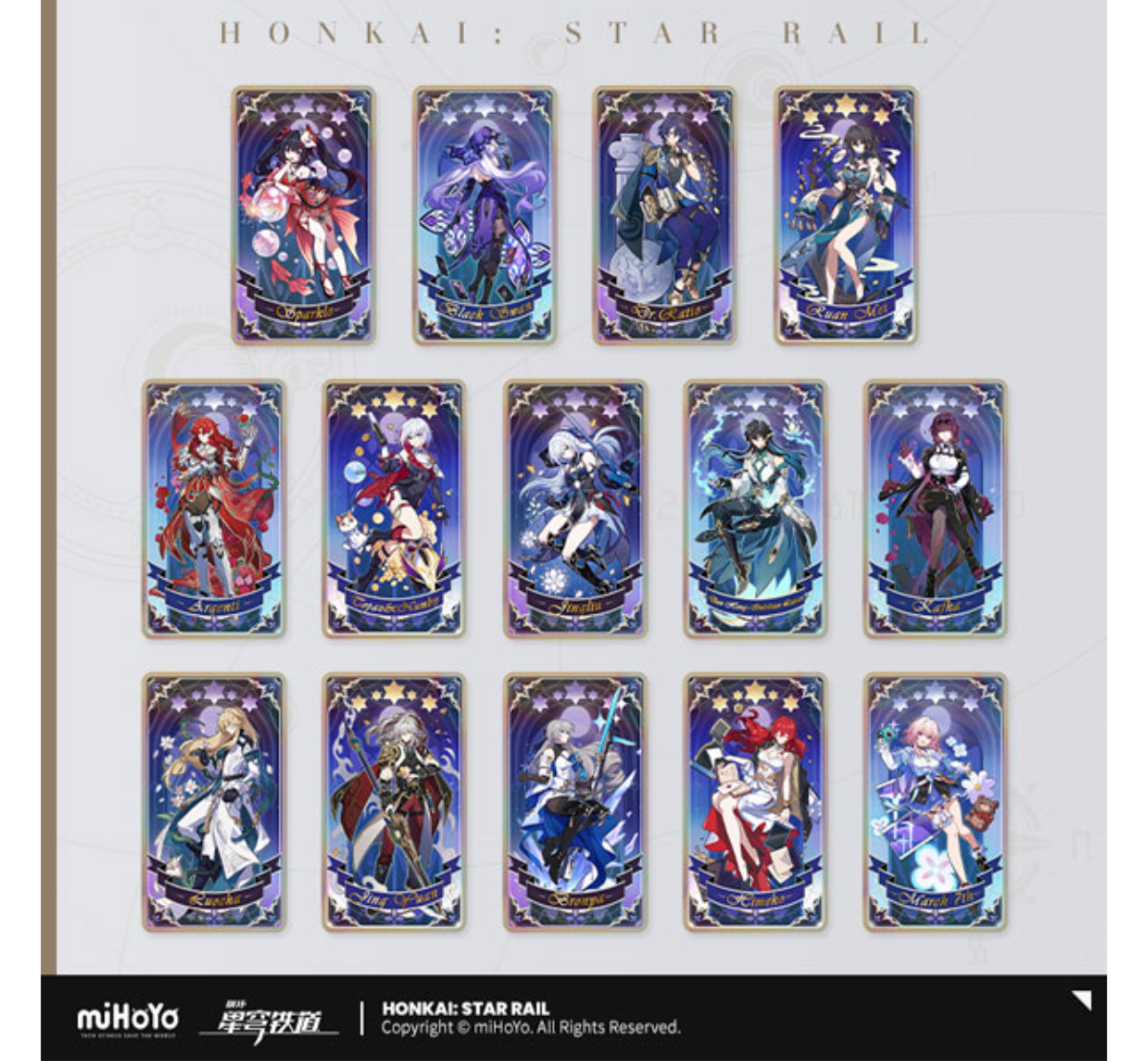 Honkai: Star Rail Fable of the Stars Series Hologram Ticket-miHoYo-Ace Cards & Collectibles
