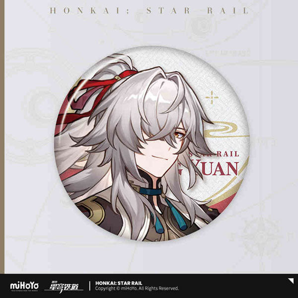 Honkai: Star Rail Jing Yuan Express Travel Notes Series-Jing Yuan-Badge-miHoYo-Ace Cards & Collectibles