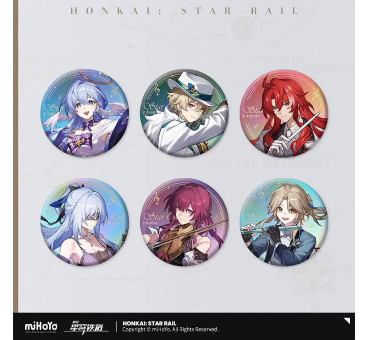 Honkai: Star Rail LIVE Series Badge-Robin-miHoYo-Ace Cards & Collectibles