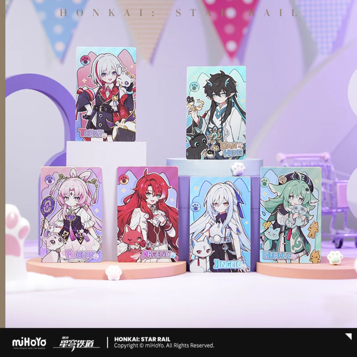 Honkai: Star Rail Little Cat Holographic Collectible Ticket-Kafka-miHoYo-Ace Cards & Collectibles