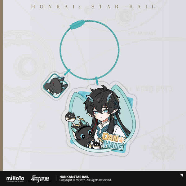 Honkai: Star Rail Little Kitty Acrylic Keychain-Dan Heng-miHoYo-Ace Cards & Collectibles