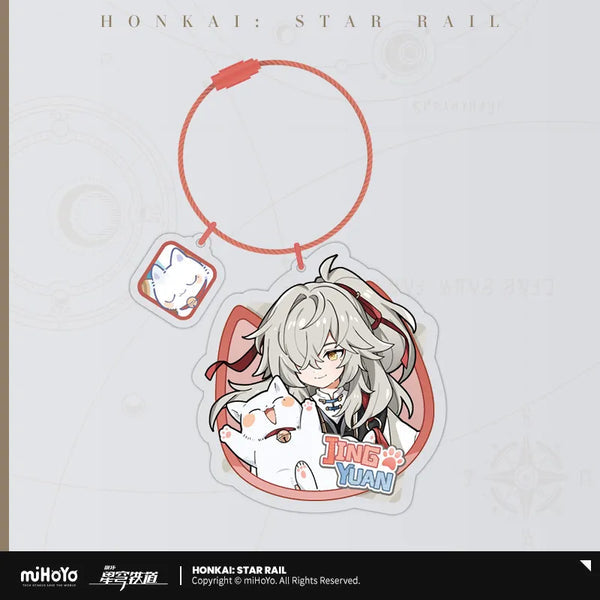Honkai: Star Rail Little Kitty Acrylic Keychain-Jing Yuan-miHoYo-Ace Cards & Collectibles