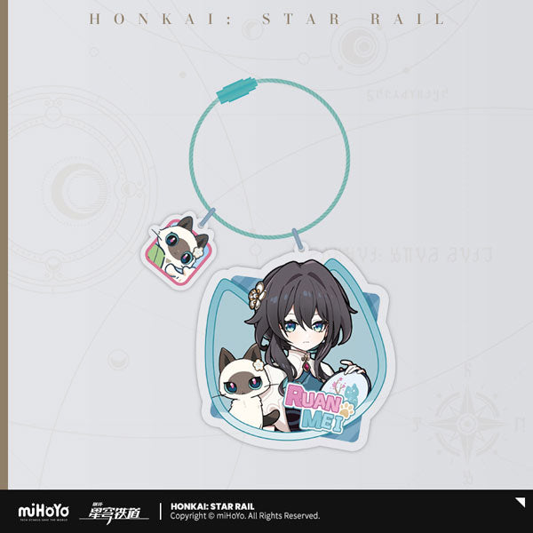 Honkai: Star Rail Little Kitty Acrylic Keychain-Ruan Mei-miHoYo-Ace Cards & Collectibles