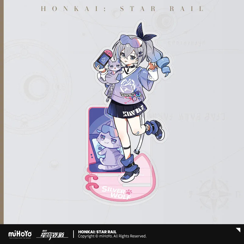 Honkai: Star Rail Little Kitty Acrylic Stand-Silver Wolf-miHoYo-Ace Cards & Collectibles