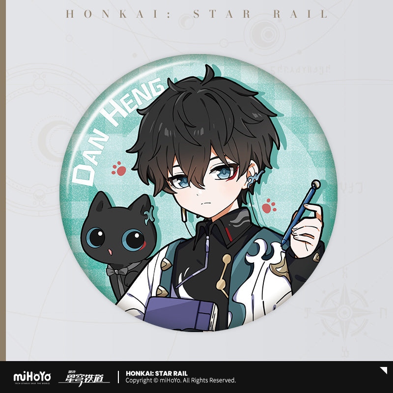 Honkai: Star Rail Little Kitty Series Badge-Dan Heng-miHoYo-Ace Cards & Collectibles