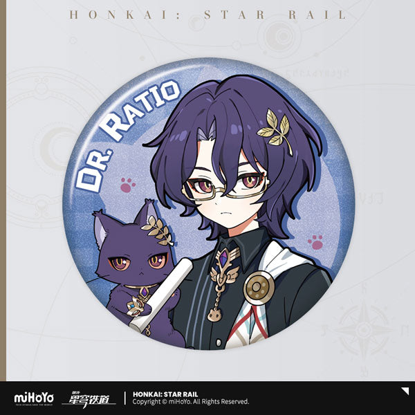 Honkai: Star Rail Little Kitty Series Badge-Dr. Ratio-miHoYo-Ace Cards & Collectibles