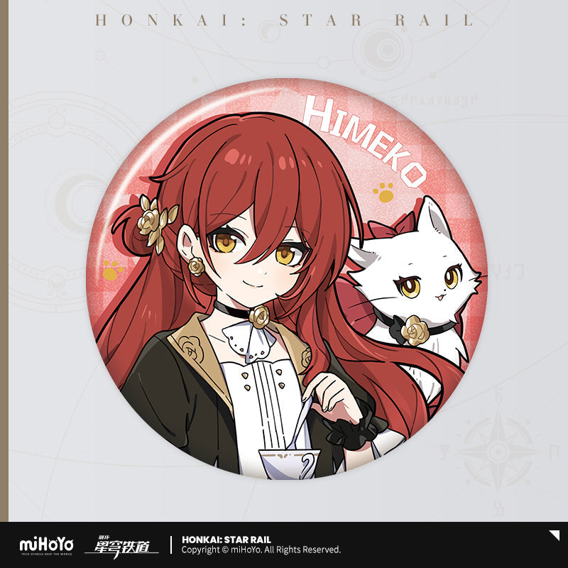 Honkai: Star Rail Little Kitty Series Badge-Himeko-miHoYo-Ace Cards & Collectibles