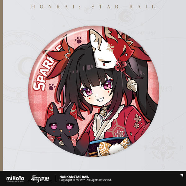 Honkai: Star Rail Little Kitty Series Badge-Sparkle-miHoYo-Ace Cards & Collectibles