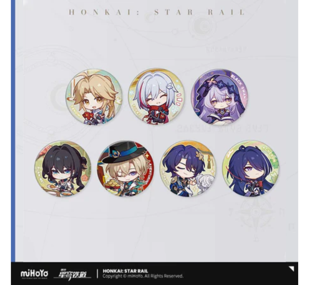 Honkai: Star Rail Lunar New Year Series Tin Badge-Yanqing-miHoYo-Ace Cards & Collectibles