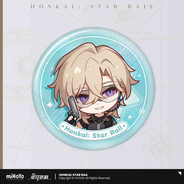 Honkai: Star Rail Nameless Medal Series Tin Badge-Aventurine-miHoYo-Ace Cards & Collectibles