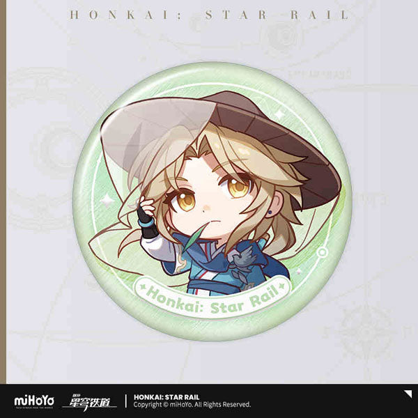 Honkai: Star Rail Nameless Medal Series Tin Badge-Yanqing-miHoYo-Ace Cards & Collectibles