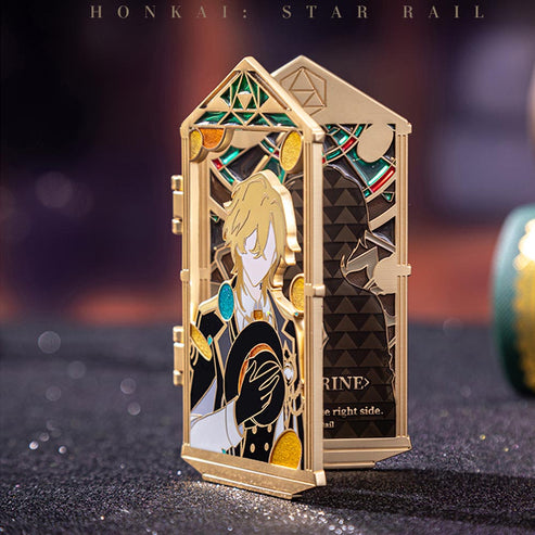 Honkai: Star Rail Stoneheart’s Oath Ring Series Metal Badges-miHoYo-Ace Cards & Collectibles
