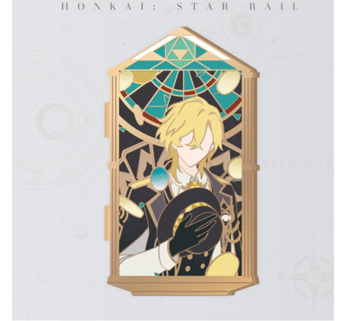 Honkai: Star Rail Stoneheart’s Oath Ring Series Metal Badges-miHoYo-Ace Cards & Collectibles