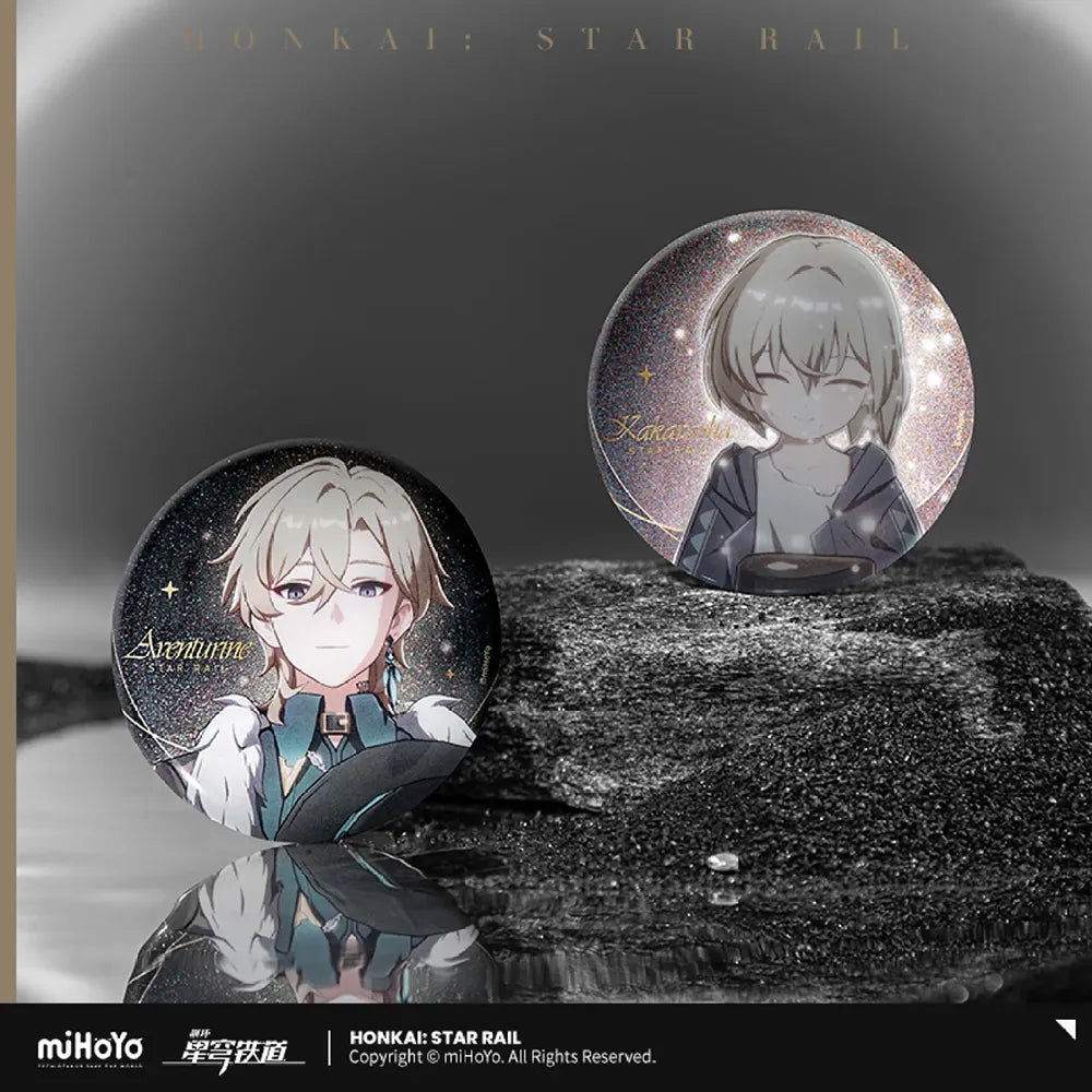 Honkai: Star Rail The Memories We Share Badge Set-Aventurine-miHoYo-Ace Cards & Collectibles