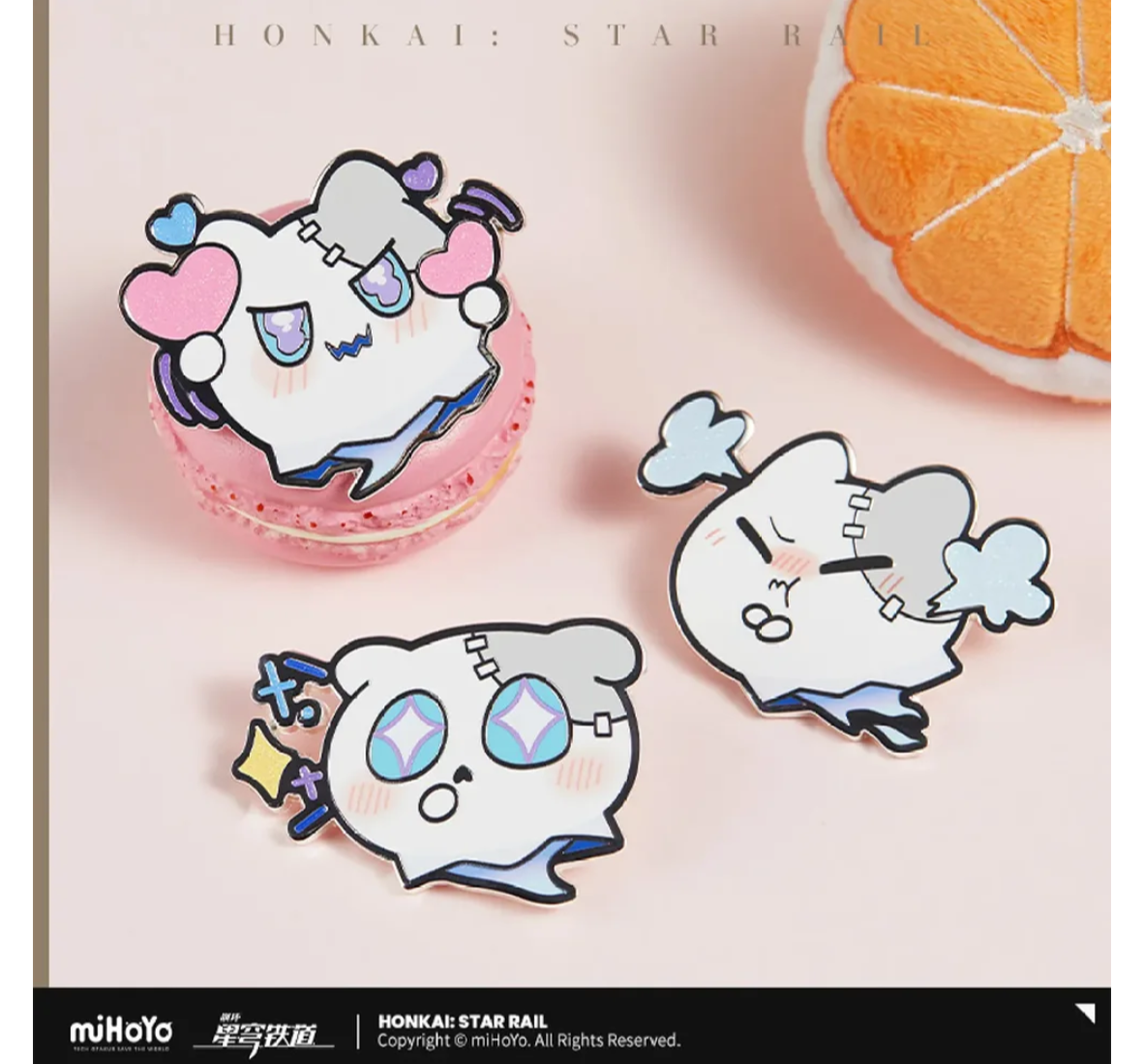 Honkai: Star Rail Wubbaboo Metal Badge-Love-miHoYo-Ace Cards & Collectibles