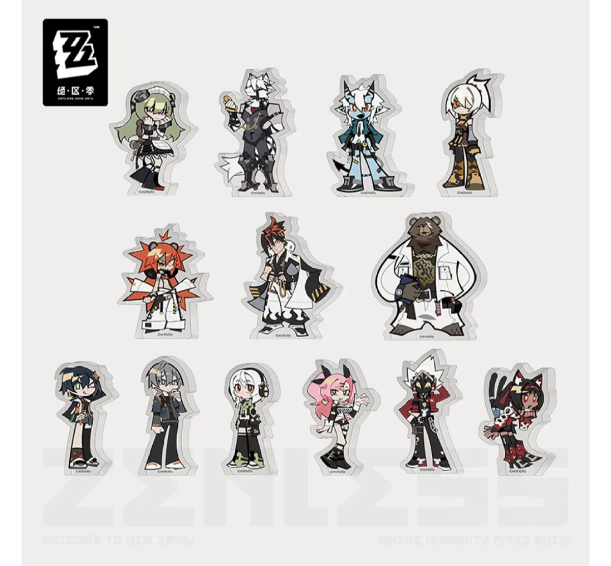 Zenless Zone Zero A Sandwich-Scented Dream Chibi Mini Acrylic Stand-Wise-miHoYo-Ace Cards & Collectibles