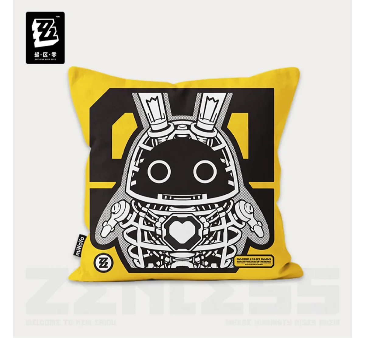 Zenless Zone Zero Bangboo Throw Pillow-miHoYo-Ace Cards & Collectibles