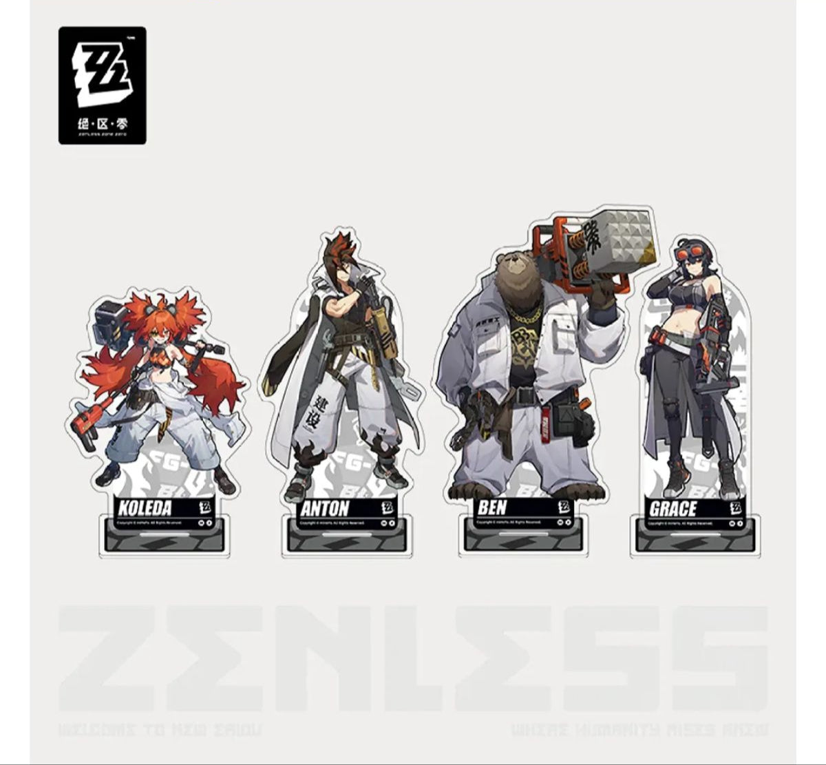 Zenless Zone Zero Belobog Heavy Industries Acrylic Stand-Anton-miHoYo-Ace Cards & Collectibles