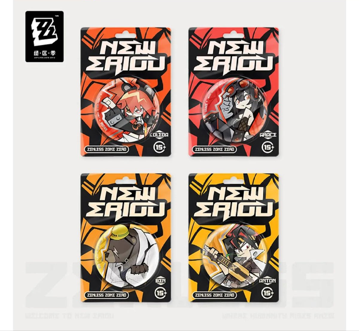Zenless Zone Zero Belobog Heavy Industries Chibi Badge-Anton-miHoYo-Ace Cards & Collectibles