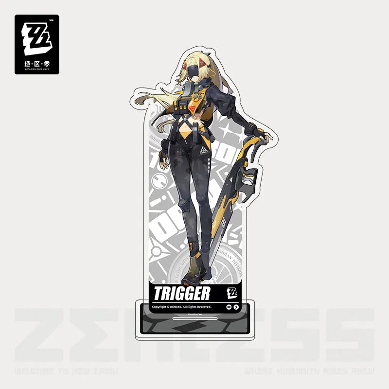 Zenless Zone Zero Obol Squad Acrylic Stand-Trigger-miHoYo-Ace Cards & Collectibles