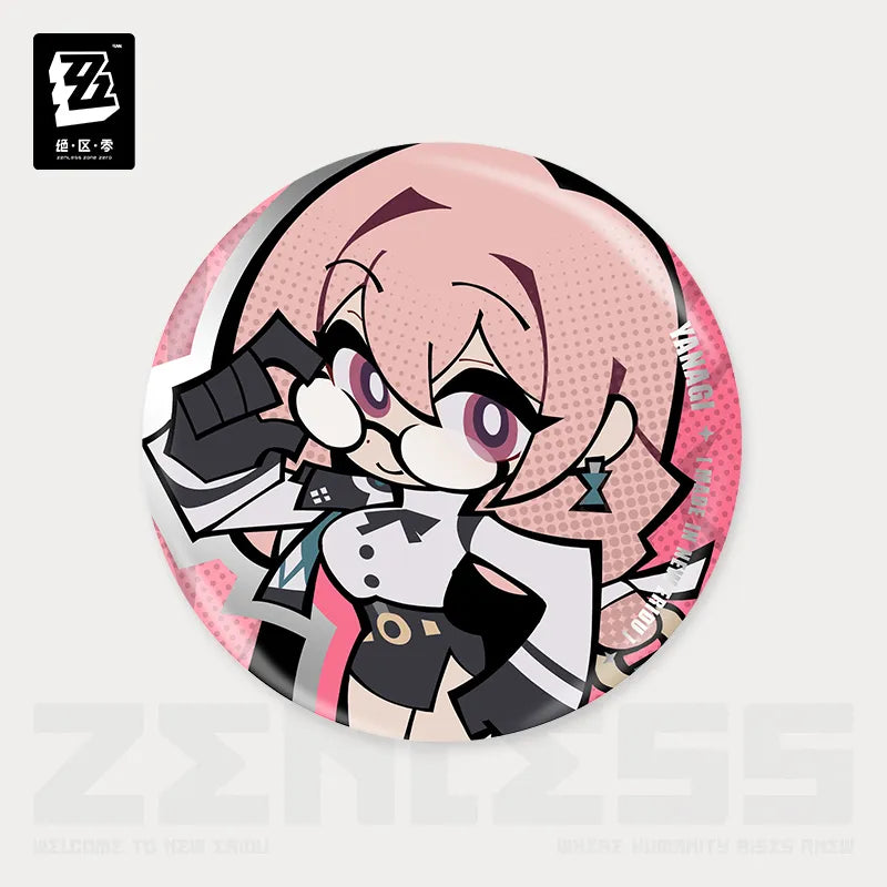Zenless Zone Zero Ridu Chibi Badge – Hollow Special Operations Section 6-Yanagi-miHoYo-Ace Cards & Collectibles