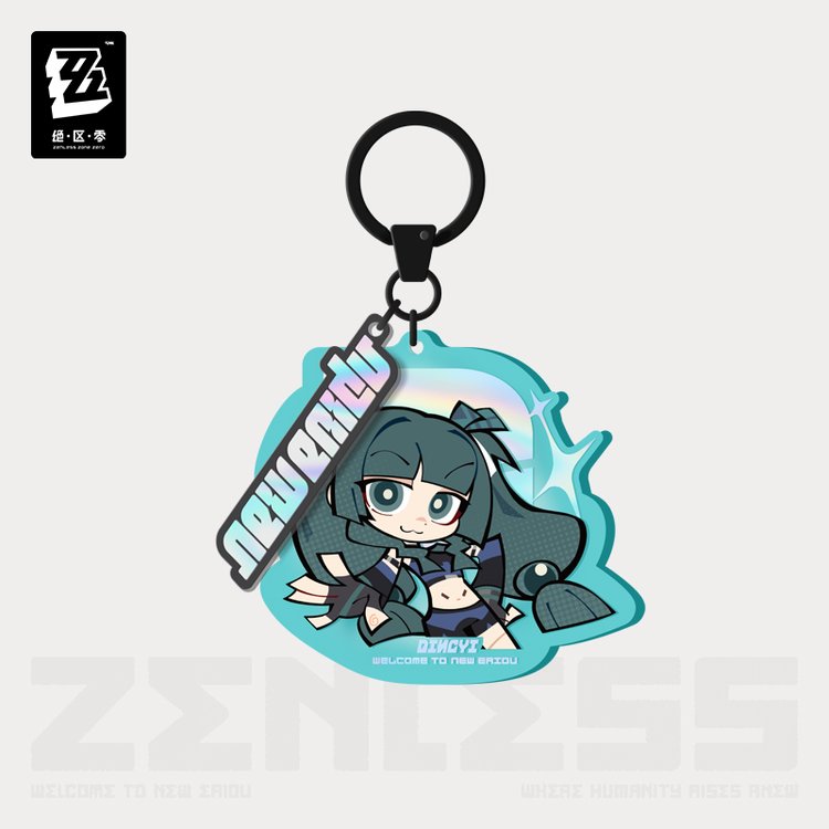 Zenless Zone Zero Ridu Chibi Keychain – Criminal Investigation Special Response Team-Qingyi-miHoYo-Ace Cards & Collectibles