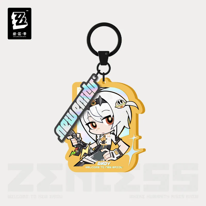 Zenless Zone Zero Ridu Chibi Keychain – Unknown Faction-Jane Doe-miHoYo-Ace Cards & Collectibles