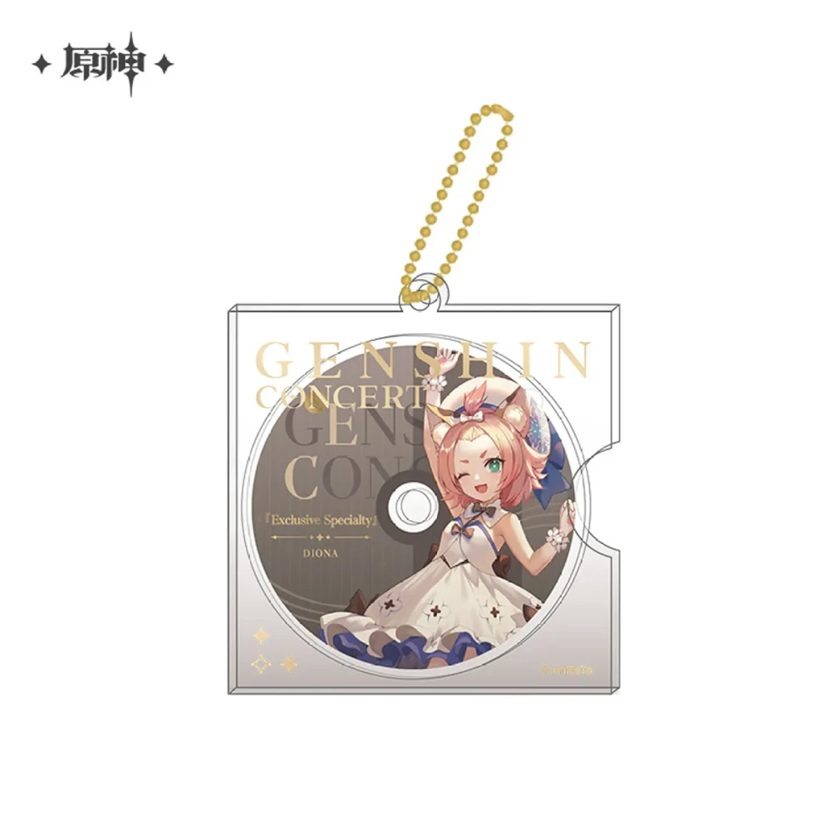 miHoYo Genshin Concert 2023 Melodies of an Endless Journey CD-style Keychain-Diona-miHoYo-Ace Cards & Collectibles