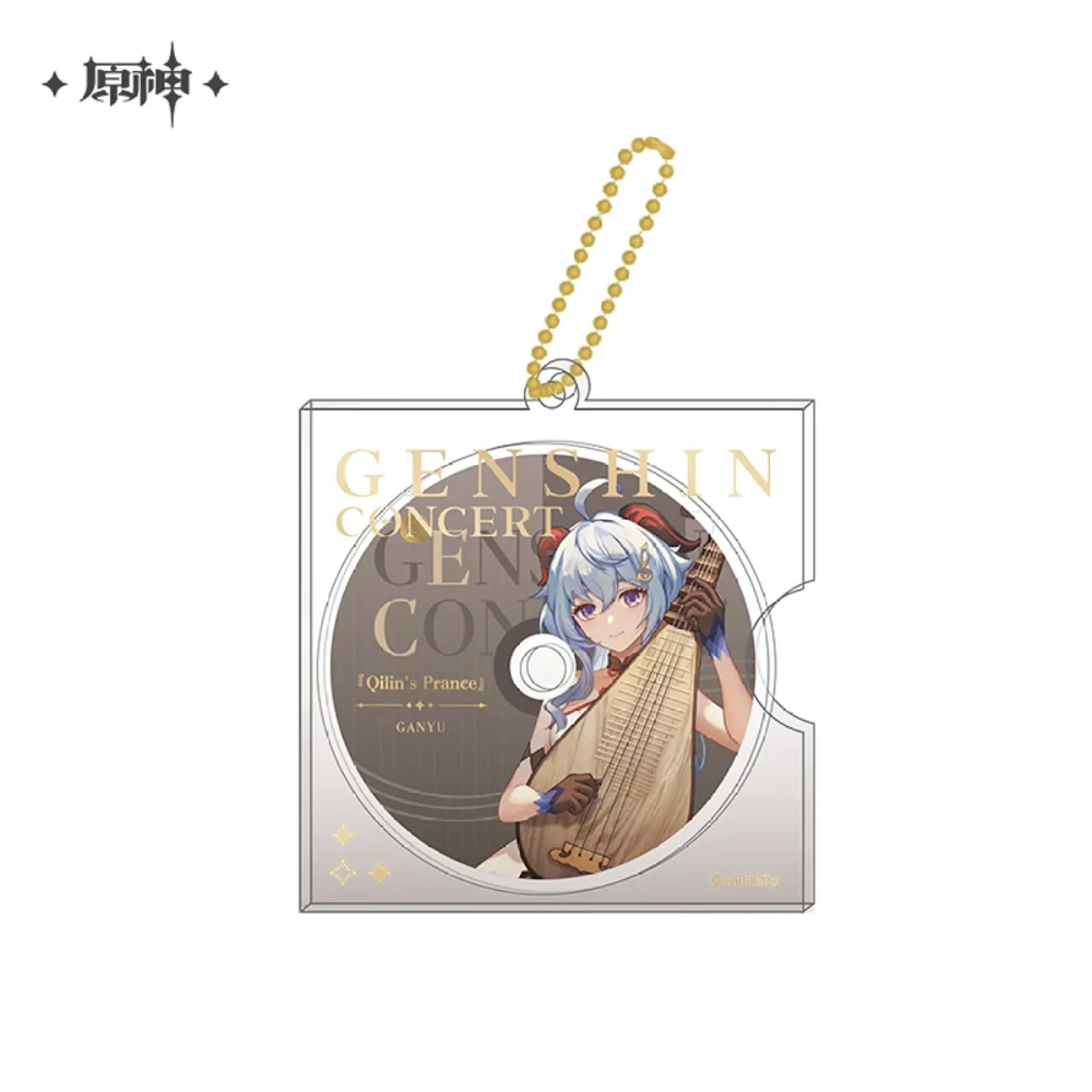 miHoYo Genshin Concert 2023 Melodies of an Endless Journey CD-style Keychain-Ganyu-miHoYo-Ace Cards & Collectibles