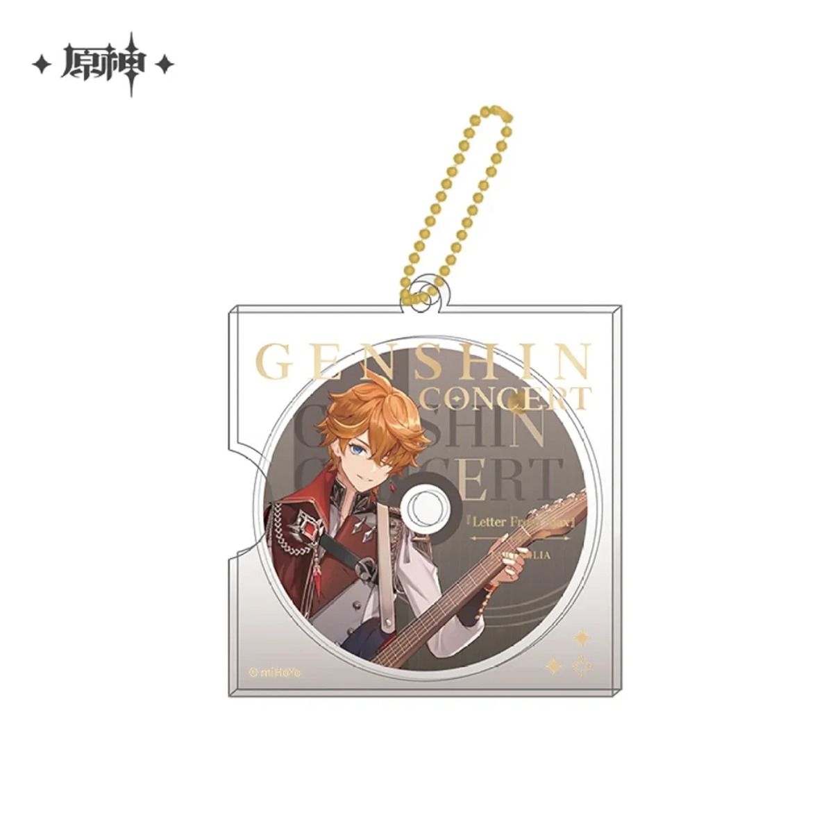miHoYo Genshin Concert 2023 Melodies of an Endless Journey CD-style Keychain-Tartaglia-miHoYo-Ace Cards & Collectibles