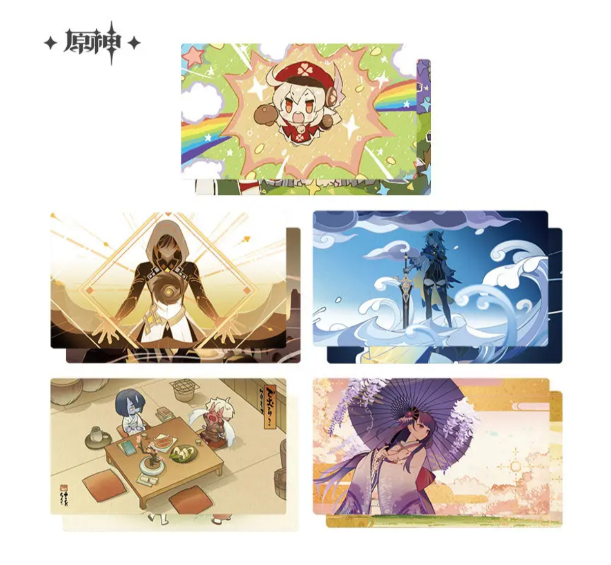 miHoYo Genshin Impact A Glimpse of the World: Postcard Set-miHoYo-Ace Cards & Collectibles