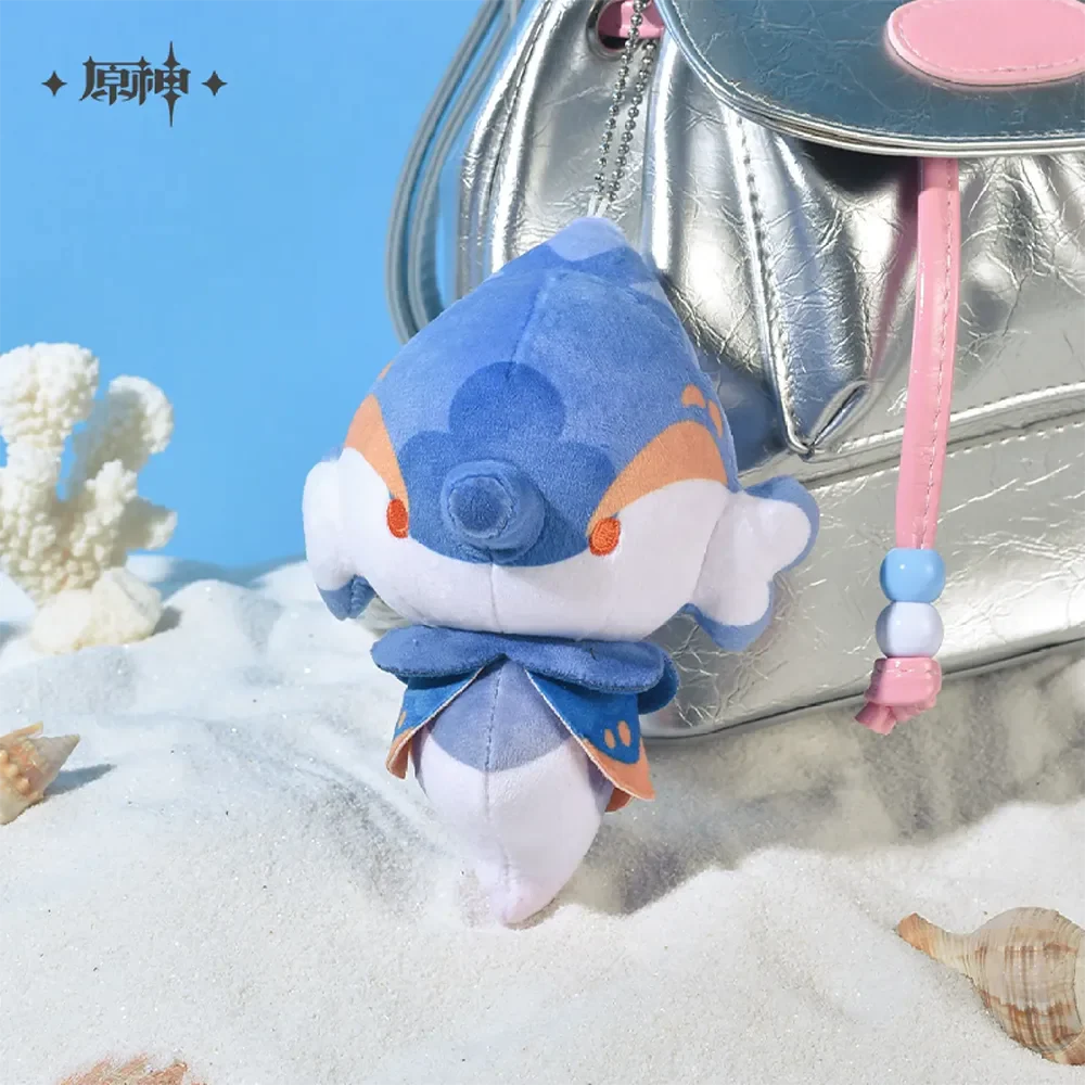miHoYo Genshin Impact Bubbly Seahorse Keychain Plushie-Baby Blue-miHoYo-Ace Cards & Collectibles