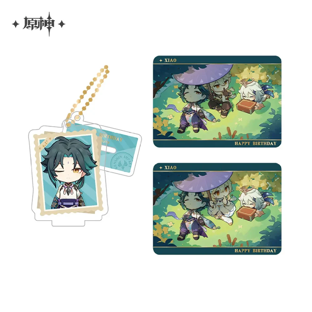 miHoYo Genshin Impact Capturing the Good Times Acrylic Stand & Card Set-Xiao-miHoYo-Ace Cards & Collectibles