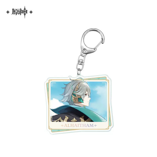 miHoYo Genshin Impact Character PV Acrylic Keychain-Alhaitham-miHoYo-Ace Cards &amp; Collectibles