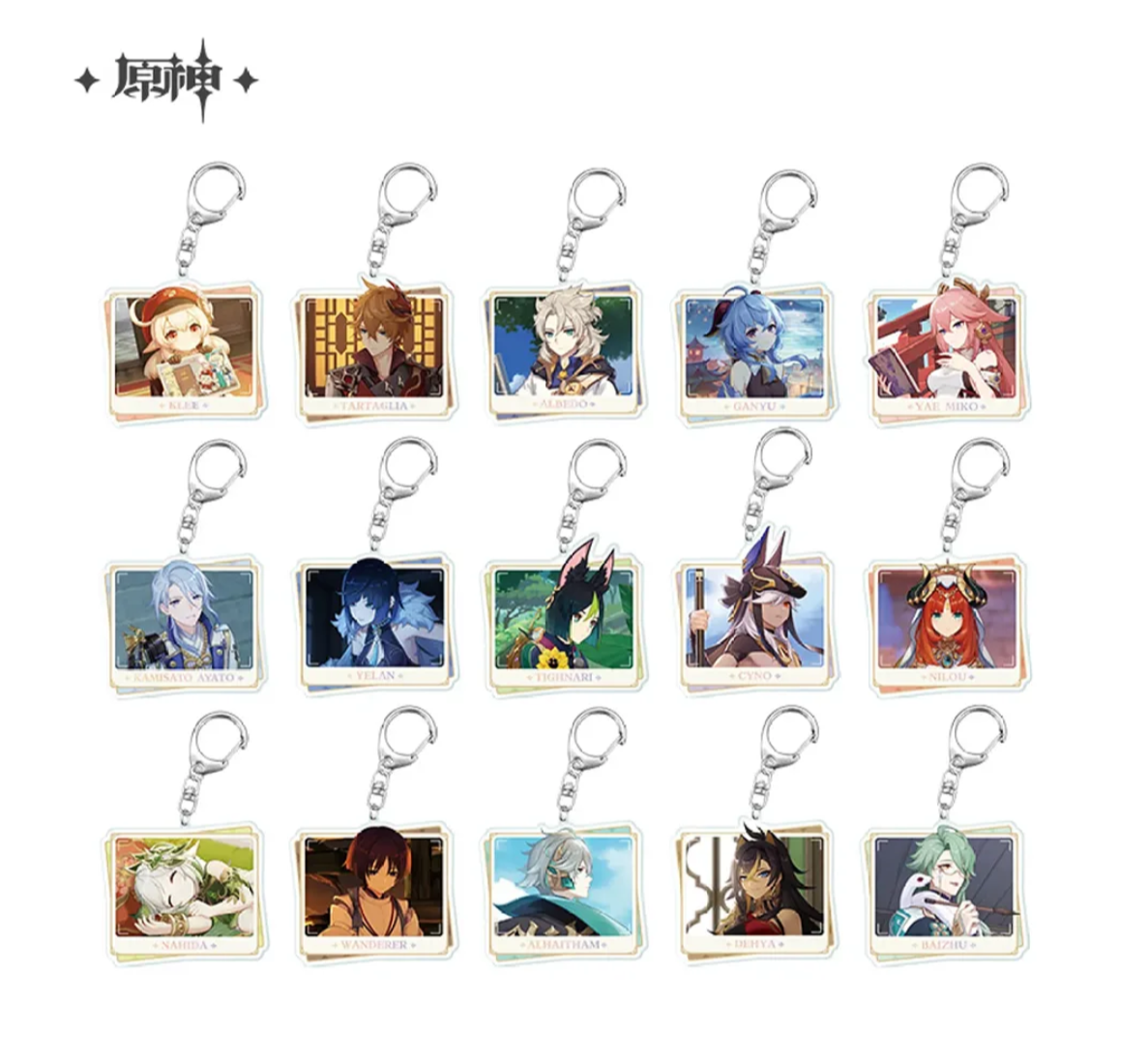 miHoYo Genshin Impact Character PV Acrylic Keychain-Klee-miHoYo-Ace Cards & Collectibles