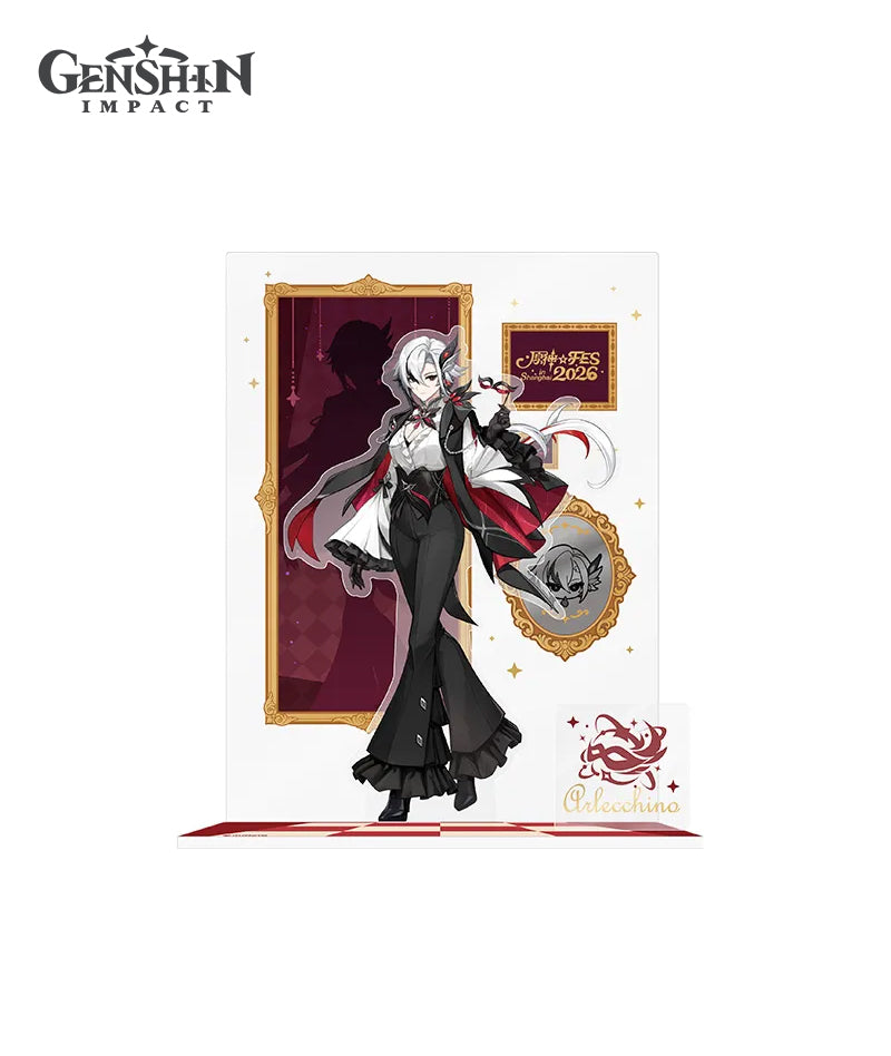 miHoYo Genshin Impact FES 2026 Gathering Character Acrylic Stand-Arlecchino-miHoYo-Ace Cards & Collectibles