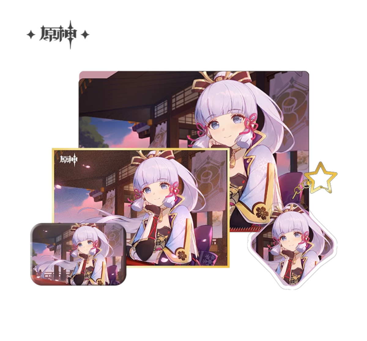 miHoYo Genshin Impact Firefly ACG Carnival 2023 Event Merchandise: Kamisato Ayaka-Acrylic Shikishi-miHoYo-Ace Cards & Collectibles
