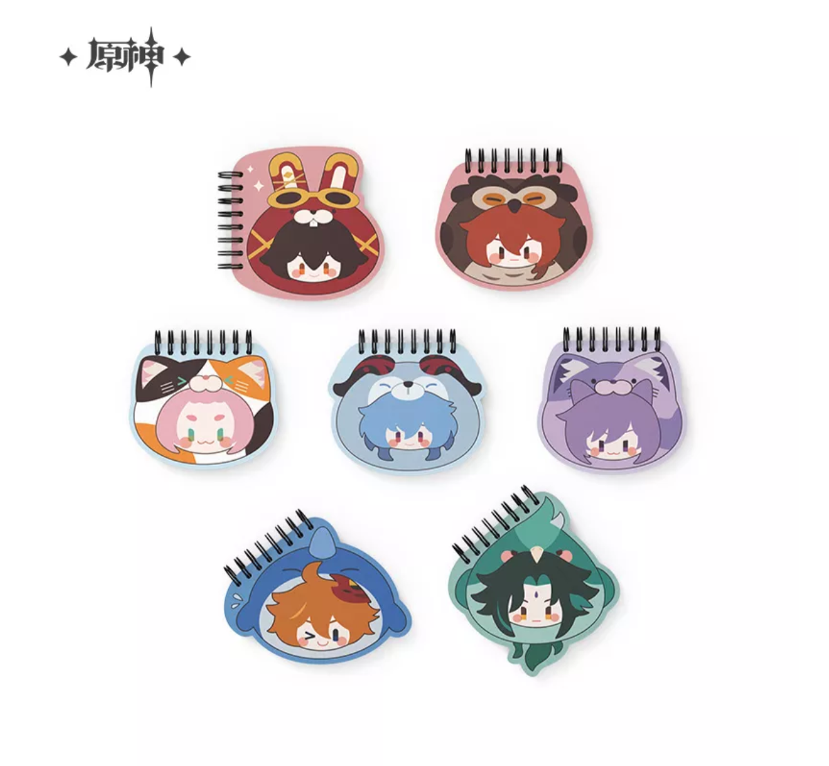 miHoYo Genshin Impact Teyvat Zoo Series Coil Notepad-Xiao-miHoYo-Ace Cards & Collectibles