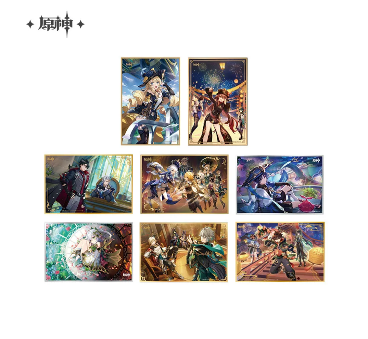 miHoYo Genshin Impact Theme Series Acrylic Shikishi Art Board-A Parade of Providence-miHoYo-Ace Cards & Collectibles