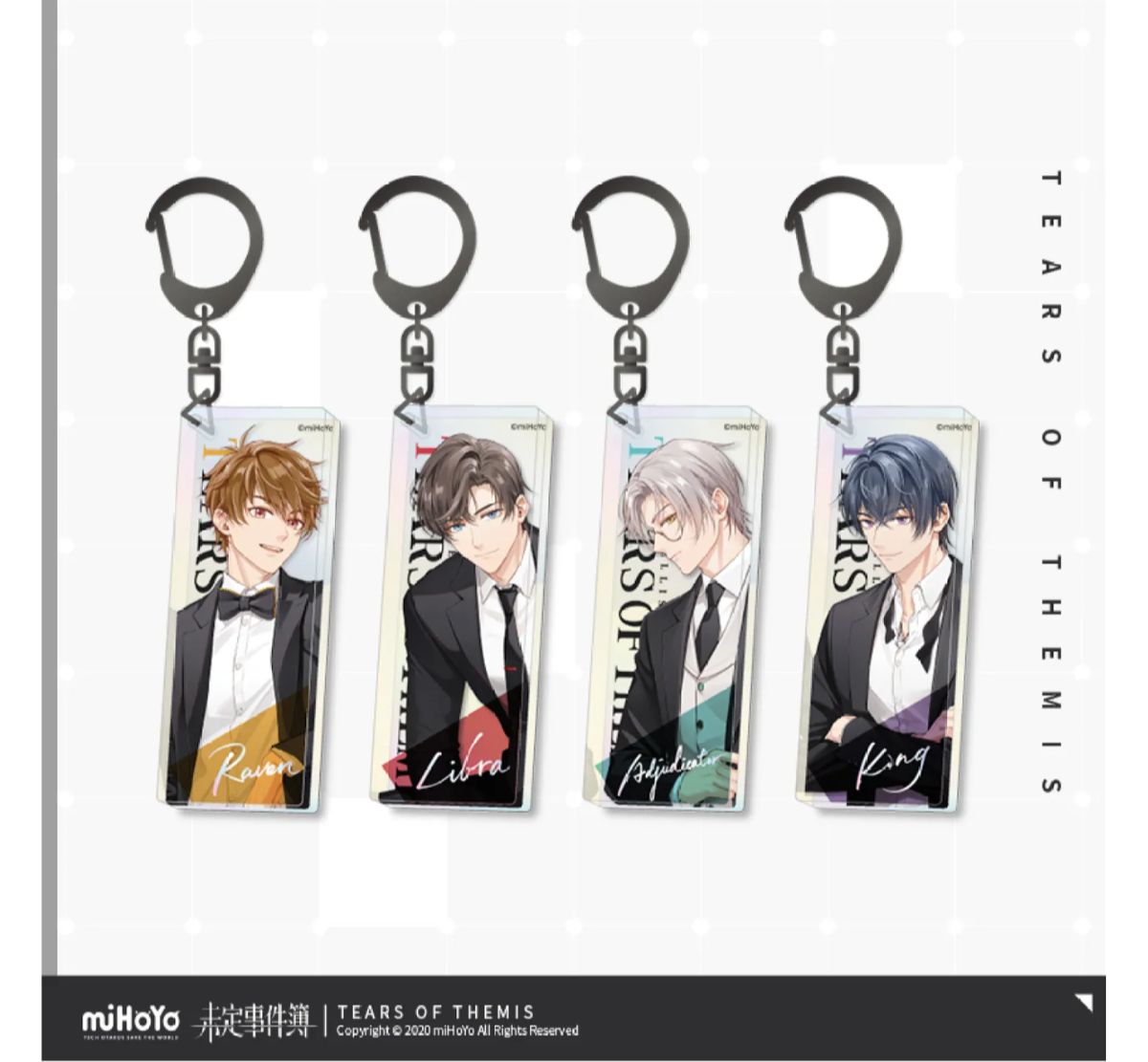 miHoYo Tears of Themis Heartbeat Acrylic Keychain Series-Xia Yan-miHoYo-Ace Cards & Collectibles