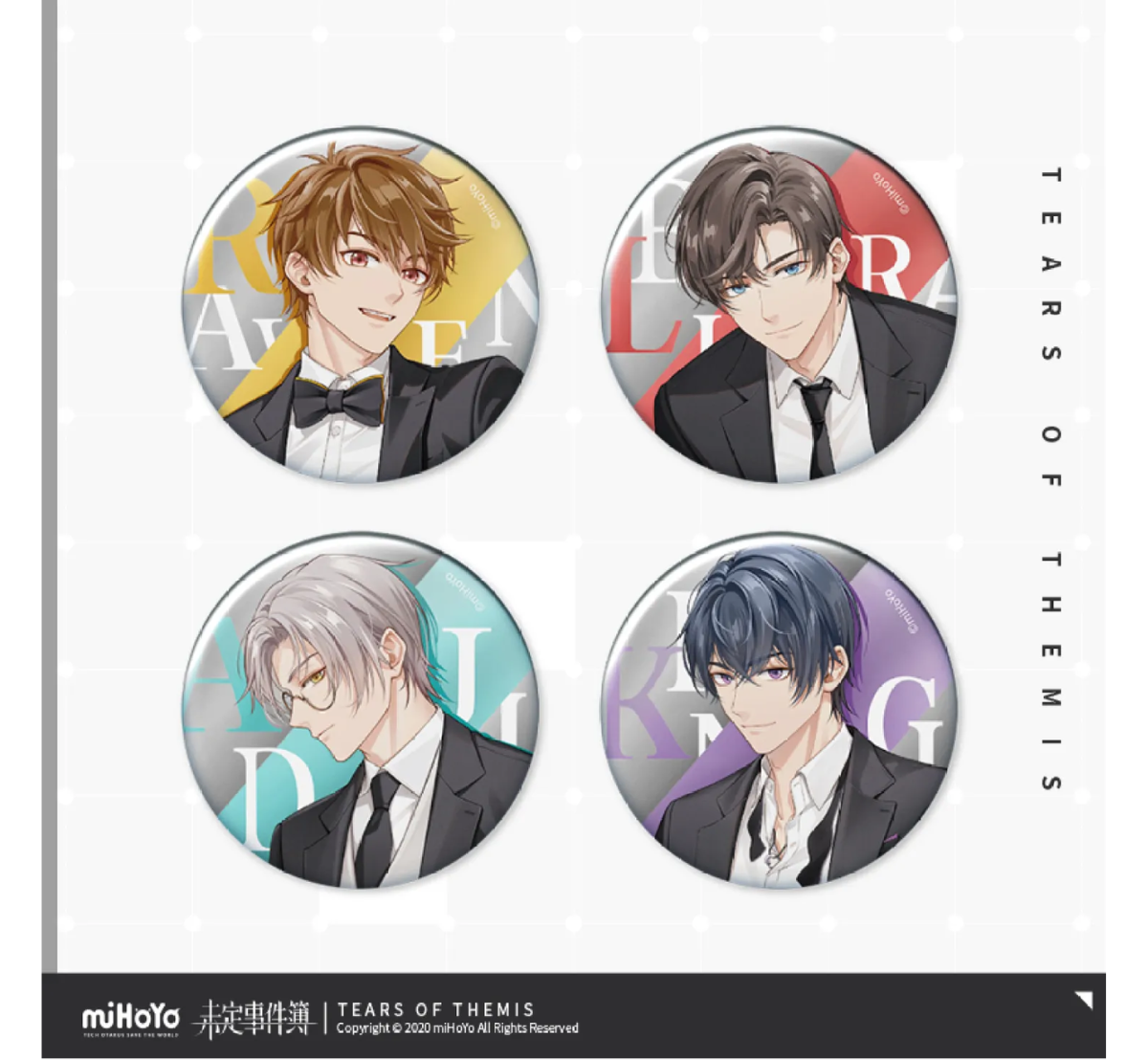 miHoYo Tears of Themis Heartbeat Badge Series-Xia Yan-miHoYo-Ace Cards & Collectibles