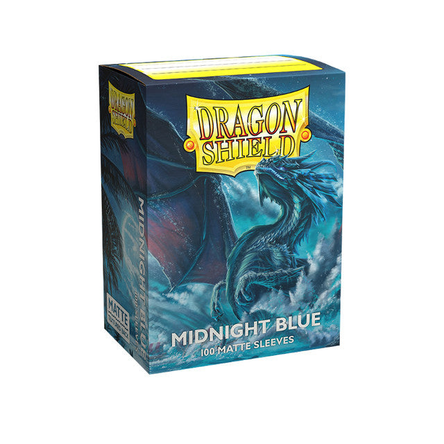 Dragon Shield Standard Matte Sleeves 100pcs - &quot;Midnight Blue&quot;