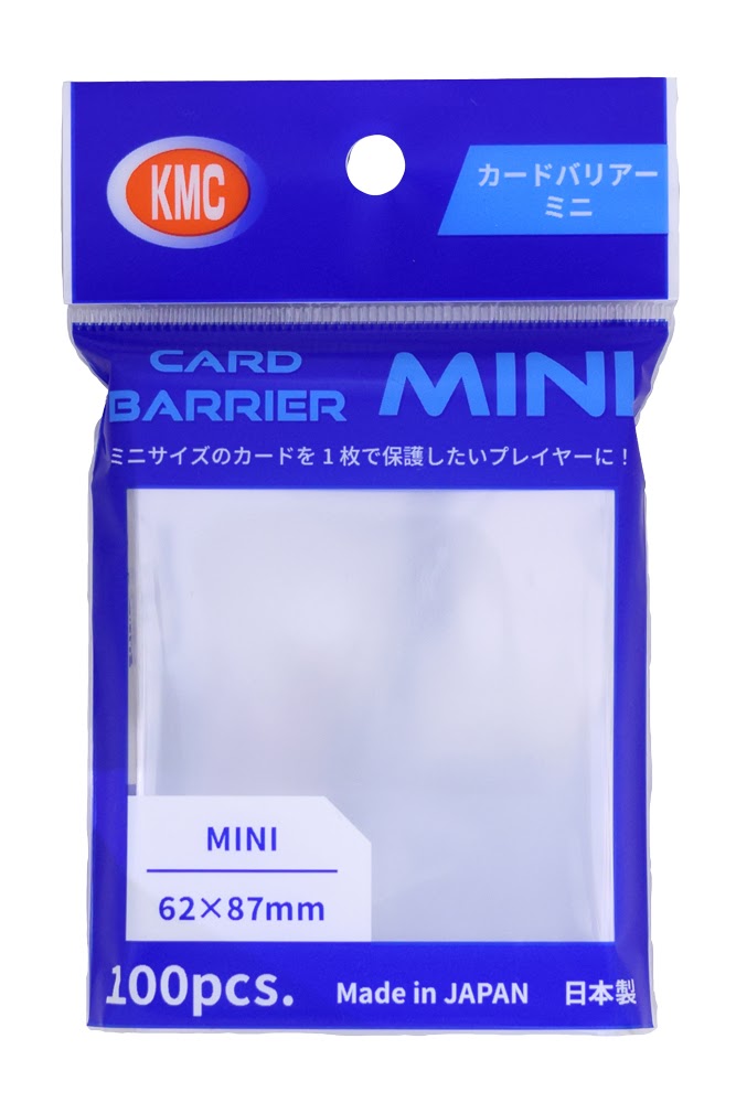 KMC Sleeve Card Barrier Mini Size "Soft Clear" (New 2025)