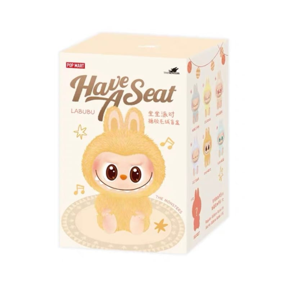 THE MONSTERS "Labubu" Have a Seat Vinyl Plush Blind Box-Single Box (Random)-popmart-Ace Cards & Collectibles