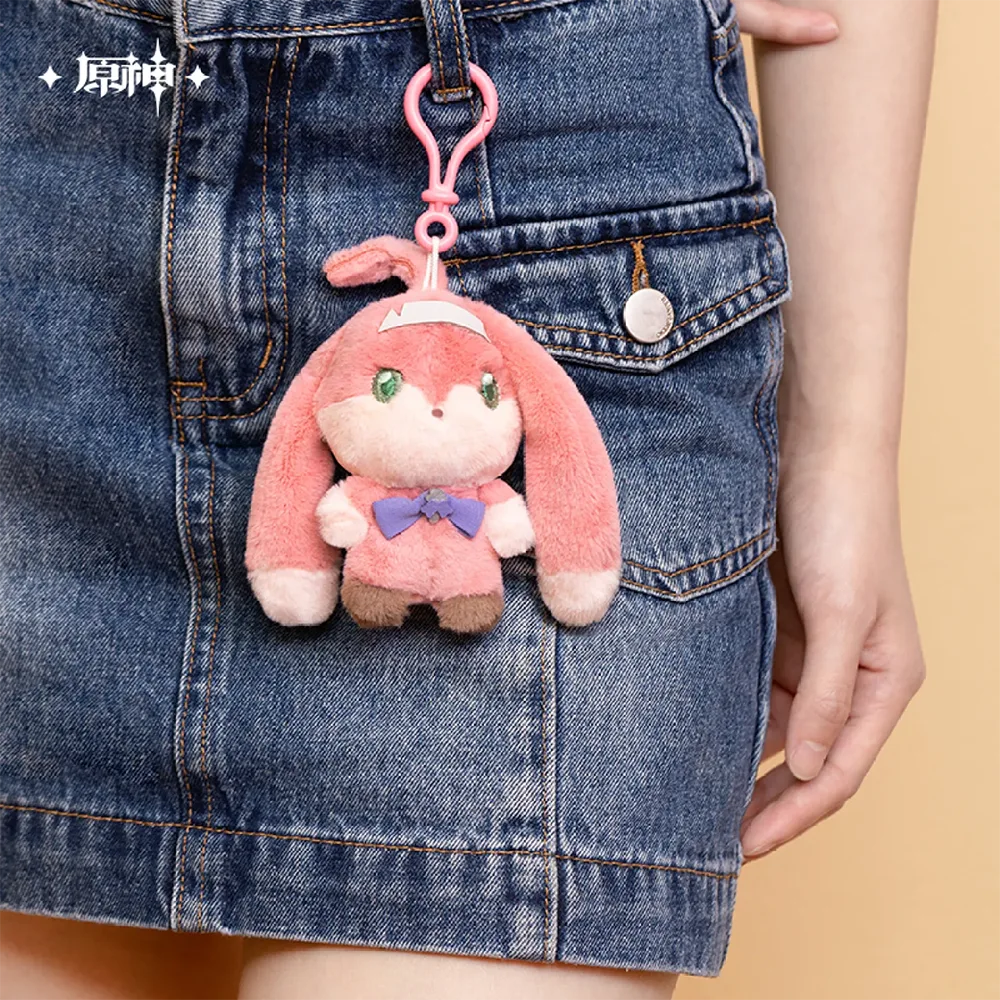 miHoYo Genshin Impact House of the Hearth Rabbit Arlecchino & Clervie Plushie / Keychain