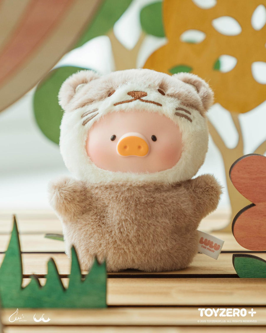 ToyZeroPlus x Lulu The Piggy "Animal Party Puppet" Show PVC Face Plush Keychain