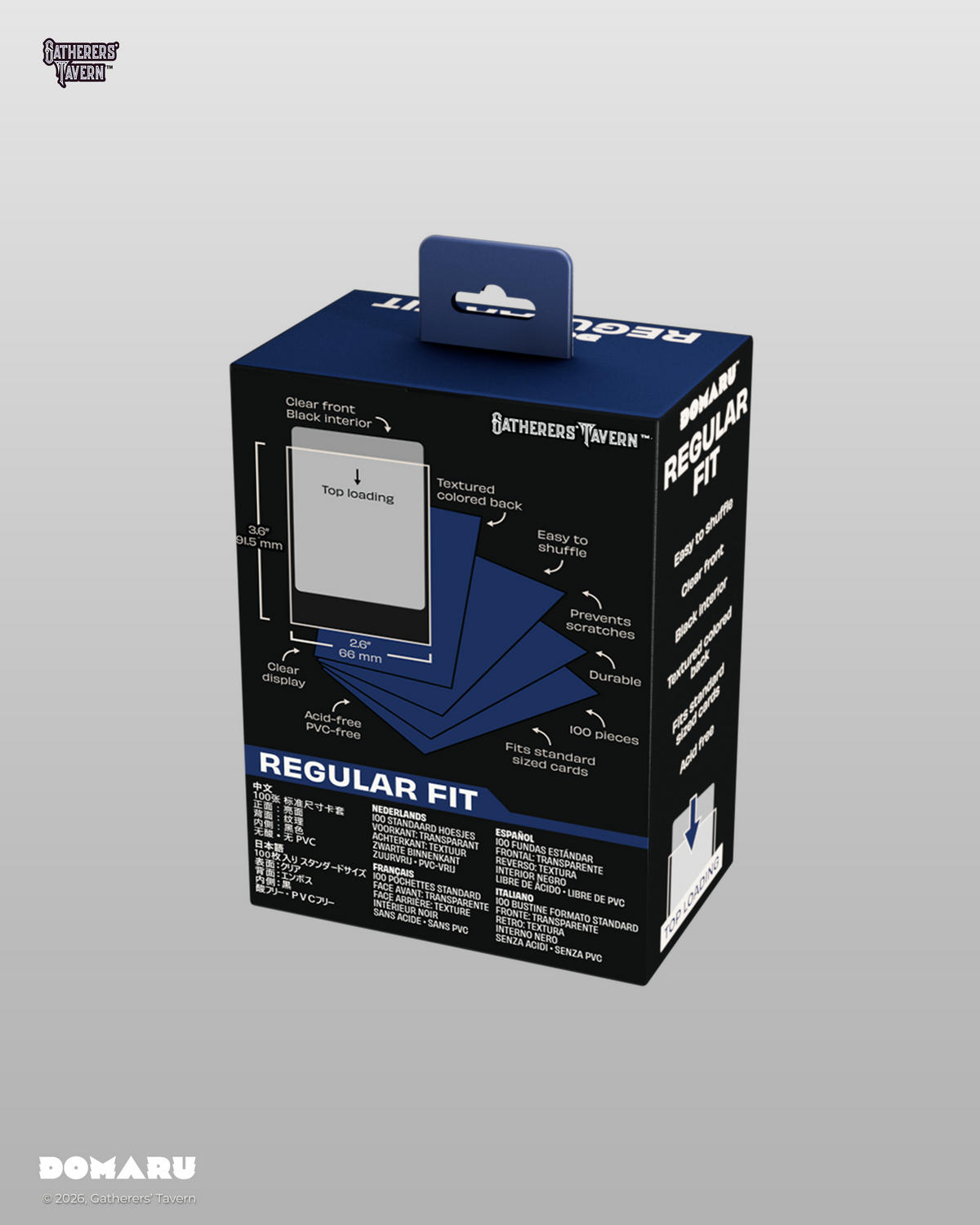 DOMARU Regular Standard Size Fit Sleeves "Regent Blue"